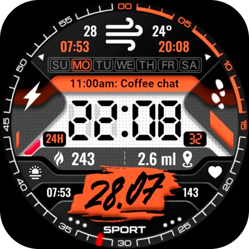 PT16 Digital Watch Face screenshot 32