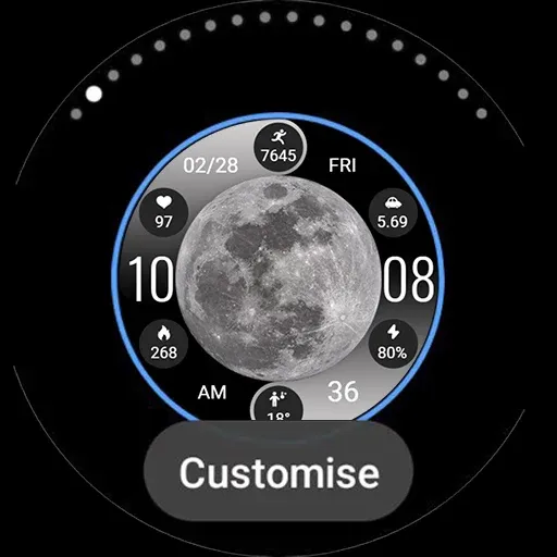 ZKin Watch Face Lunar Widget screenshot 30