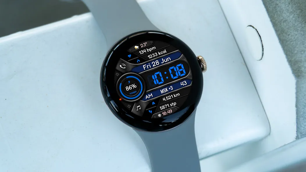 DIGI CORTEX Watch face screenshot 6