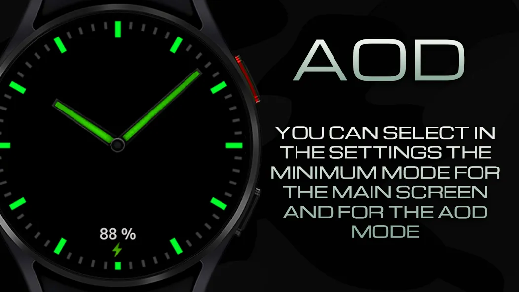 WIN Classic Army MOD WatchFace screenshot 7