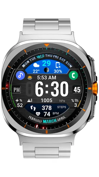 Digital Sport watchface NTV401 screenshot 3