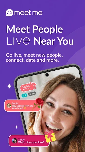 MeetMe: Go Live & Stream Now screenshot 1
