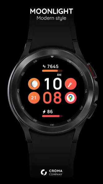 Moonlight Watch Face Wear OS screenshot 1