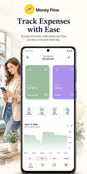 Money Flow: Despesas Mensais screenshot 1