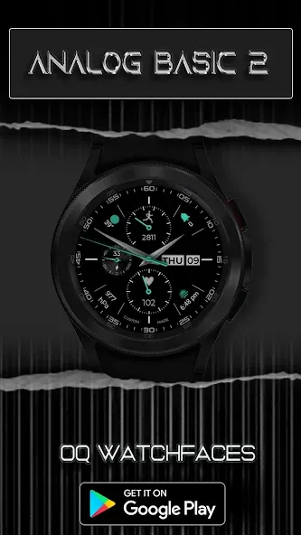 Analog Basic 2 for WEAR OS 4 screenshot 3