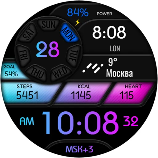 DIGI CUNATAMO WS63 Watch face screenshot 24