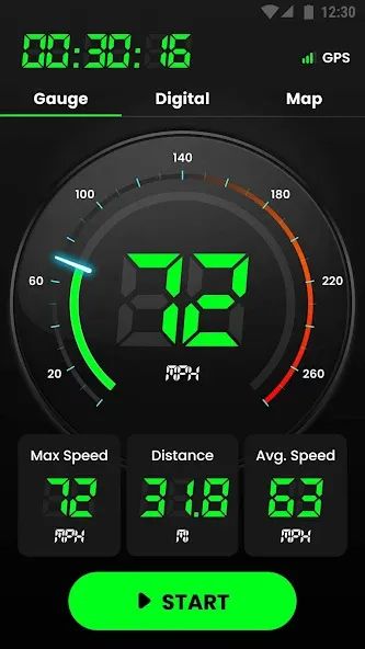 Speedometer: GPS Speedometer screenshot 2