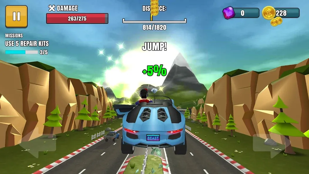 Faily Brakes 2 juego de carros screenshot 4