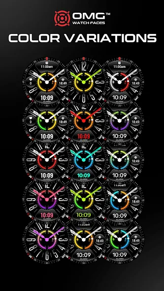 OMG 386 Hybrid Watch Face screenshot 7