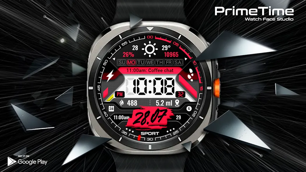 PT16 Digital Watch Face screenshot 26