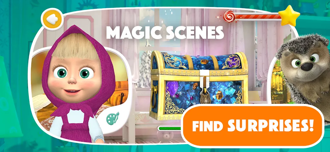 Masha and the Bear: Art Games screenshot 7
