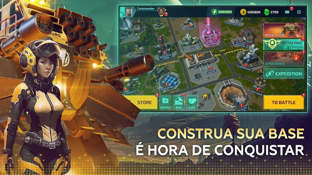 Mech vs Aliens: RPG de Robôs screenshot 3