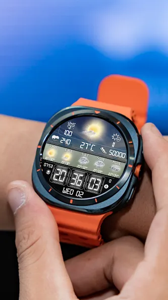 N-SPORT756 Weather DigitalFace screenshot 8