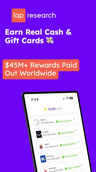TapResearch: Cash for Surveys screenshot 6