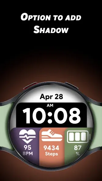 Modern Tiles - Watch face screenshot 5