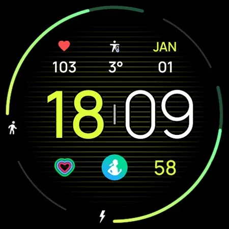 Fit ONE: Watch face screenshot 8