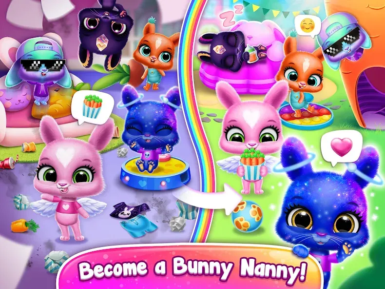 Bunnsies - Happy Pet World screenshot 16