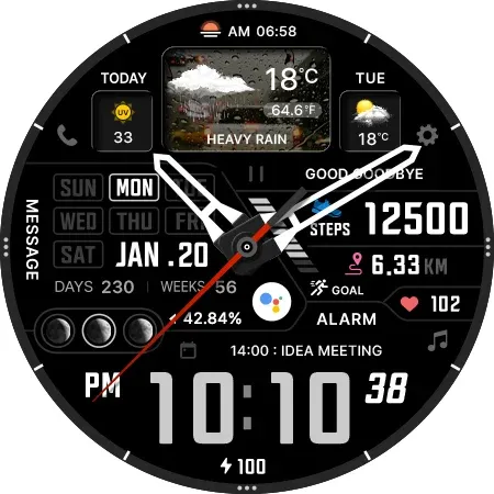 SamWatch AD Neon Weather screenshot 41