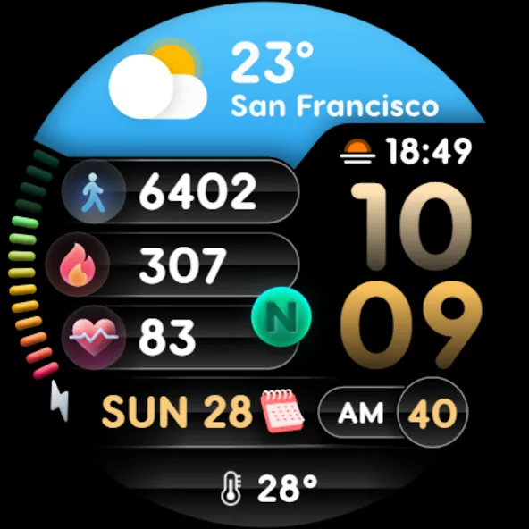 PRADO 68 Digital Watch Face screenshot 11