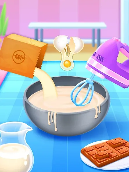 蛋糕 做饭小游戏 - 儿童做饭游戏 2-5, 厨房 儿童游戏 screenshot 9