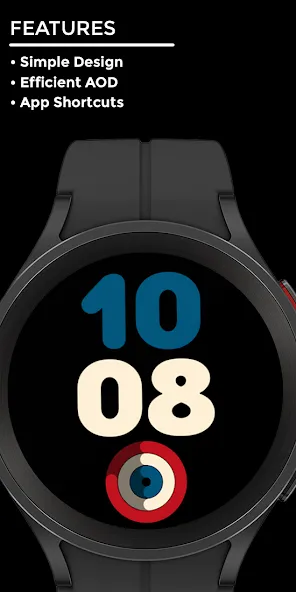 Nighty Digital 17 - watch face screenshot 2