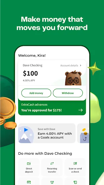 Dave - Fast Cash & Banking screenshot 5