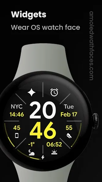 Widgets Watch Face screenshot 1