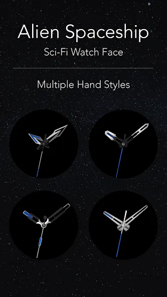 Alien Spaceship Watch Face screenshot 6