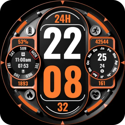 PT11 Digital Watch Face screenshot 34