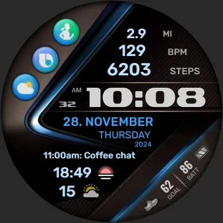 PW105 Universal Watch Face screenshot 40