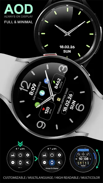 WFP 222 Practical watch face screenshot 8