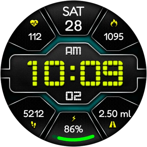Digital Pulse URX12 Watch face screenshot 19