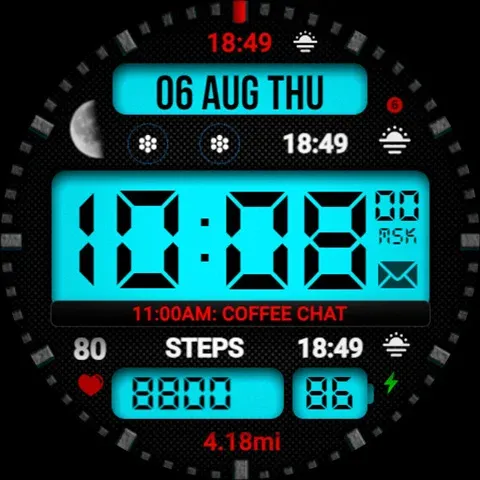 WIN Tactical LCD Digital Face screenshot 44