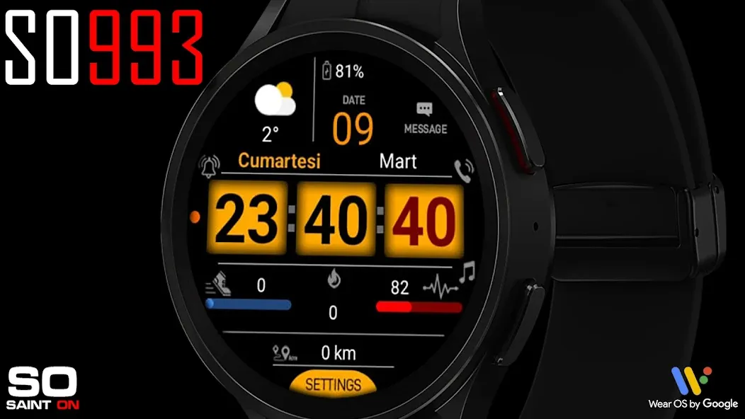 SO993 Watchface screenshot 4