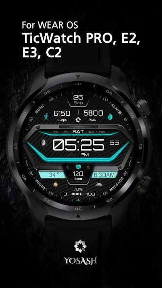 A380 Neon Wear OS Watch Face screenshot 7