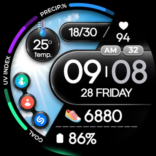 OMG 354 Weather Watch Face screenshot 24