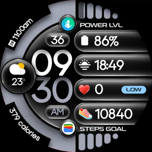 OMG 230 - Digital Watch Face screenshot 31