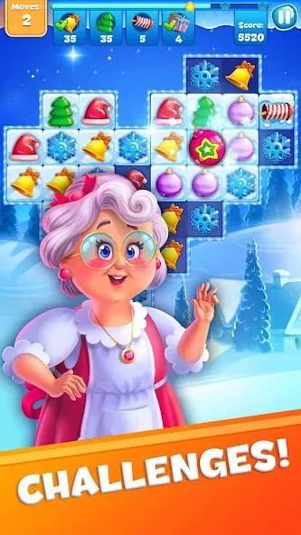 Christmas Sweeper 3 - Match 3 screenshot 2