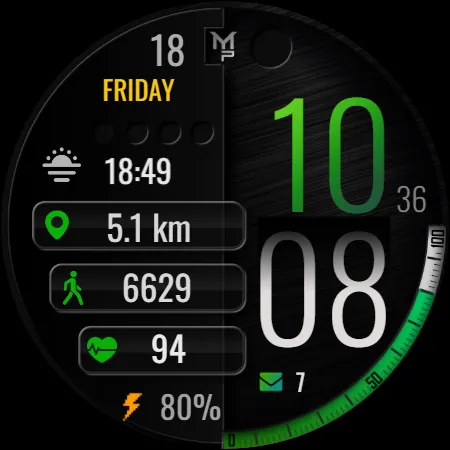 KITE - Digital Watch Face screenshot 11