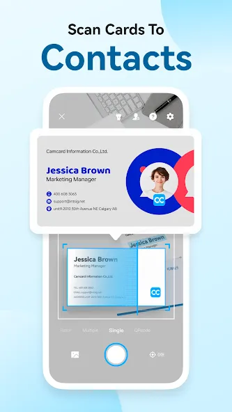 CamCard AI Scanner, Transcribe screenshot 3