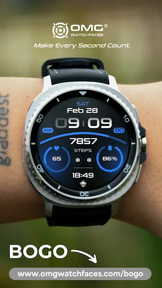 OMG 439 - Digital Watch Face screenshot 5