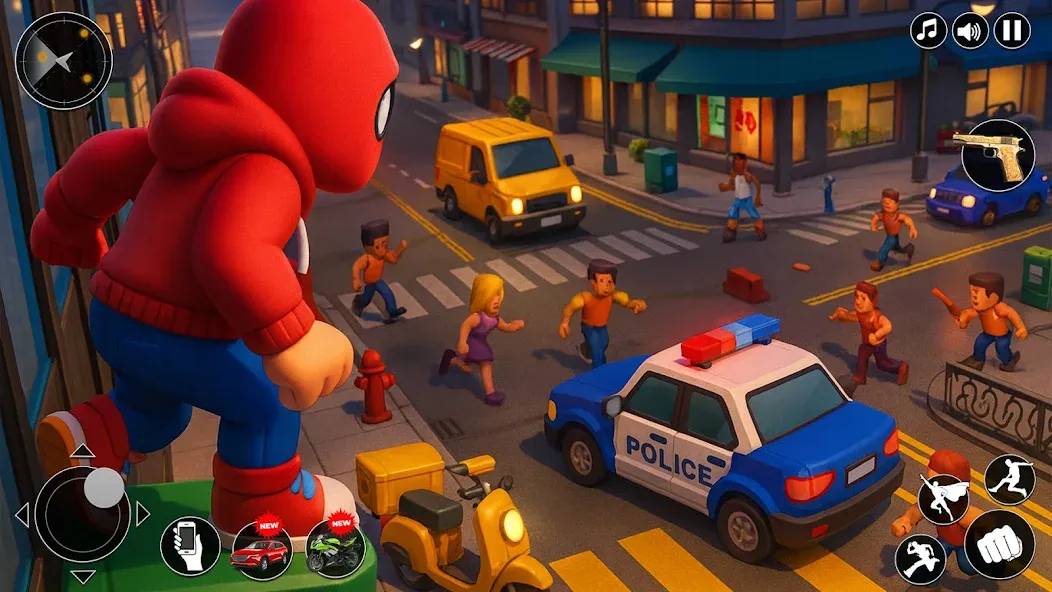 Superhero Rope Hero Spider 3d screenshot 5