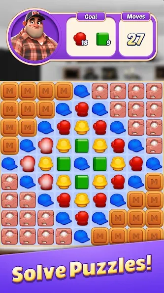 Dream Mancave - Match 3 Games screenshot 6