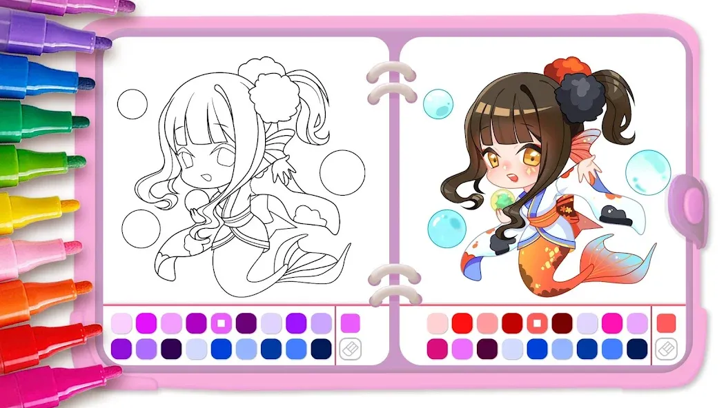 Mermaid Coloring:Mermaid games screenshot 6