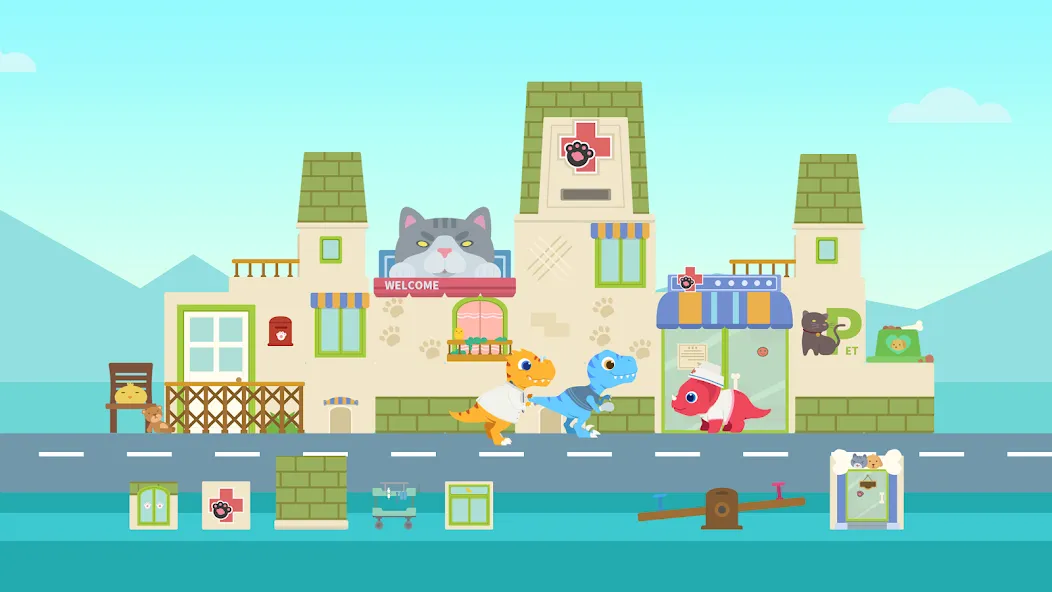 恐龙城市 - 儿童创造力培养,教育益智应用 screenshot 5