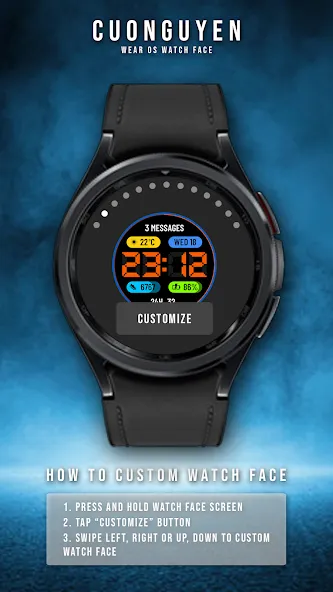 Watch face CNW0032 screenshot 3