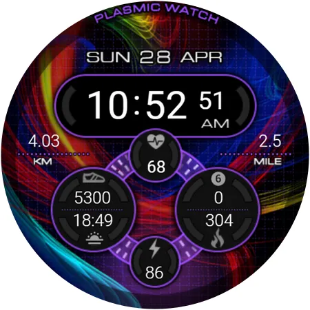 Plasmic Watch Face screenshot 9