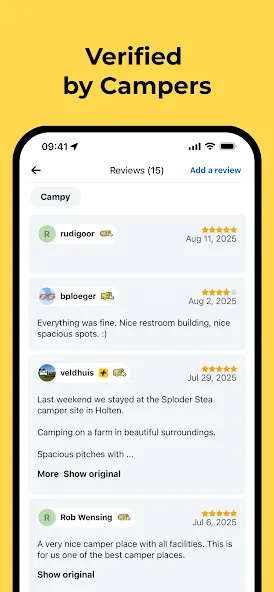 Camper, van & rv sites: Campy screenshot 4