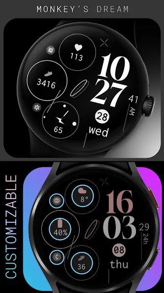 Dream 139 simple watch face screenshot 3