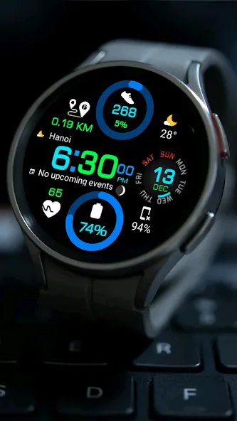Digital Color WearOS NTV570 screenshot 21